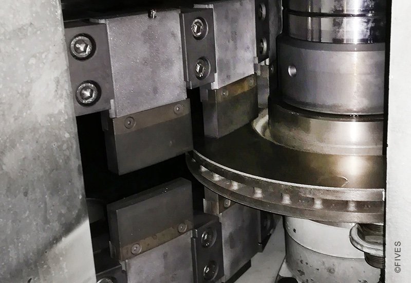 Fives Develops Coated Brake Disc Grinding Solution